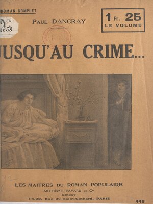 cover image of Jusqu'au crime...